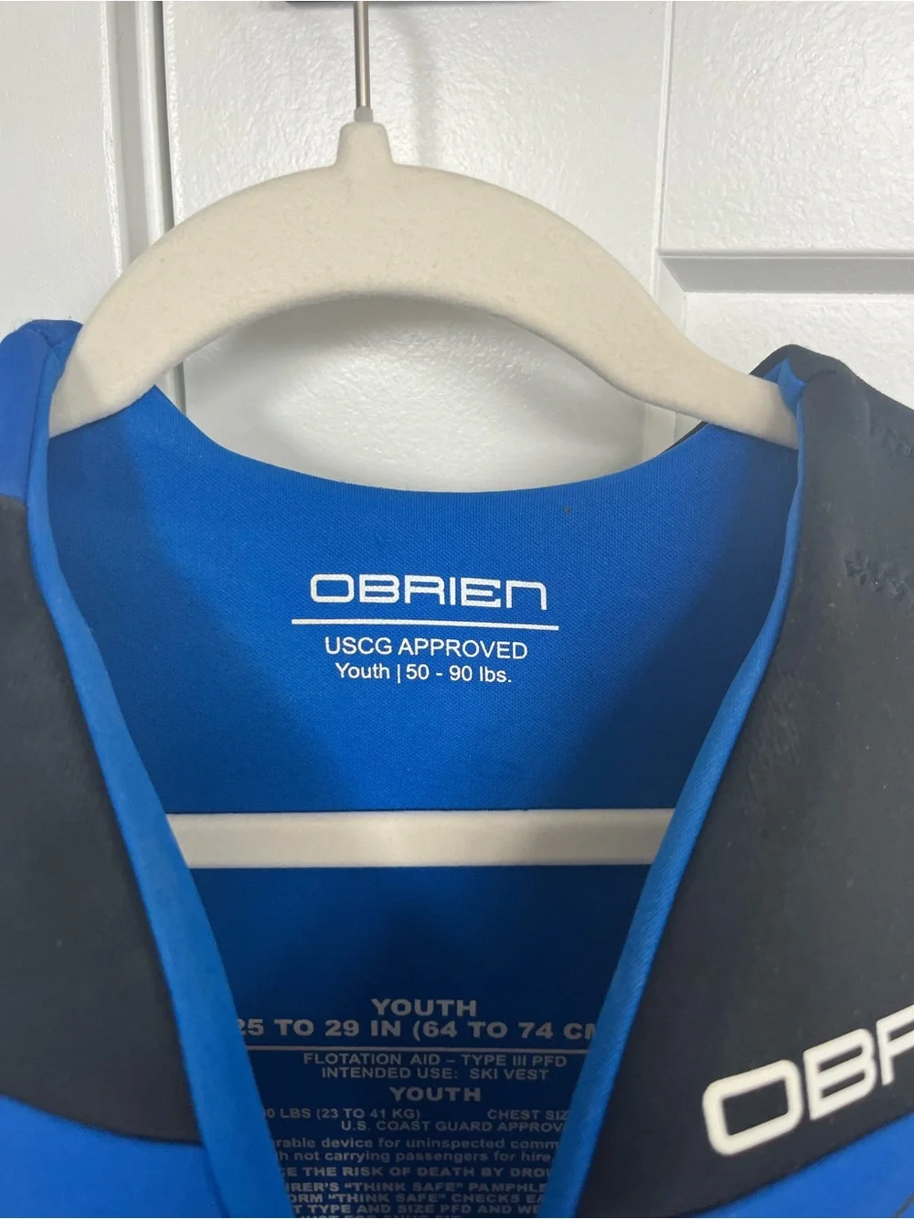 OBRIEN Kids Blue Life Jacket - Youth Swim Vest